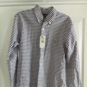 NWT RALPH LAUREN LONG SLEEVE PURPLE SHIRT MEDIUM